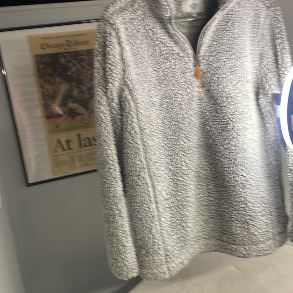 Nordic Fleece women’s small gray pull over sweater. - Picture 6 of 7